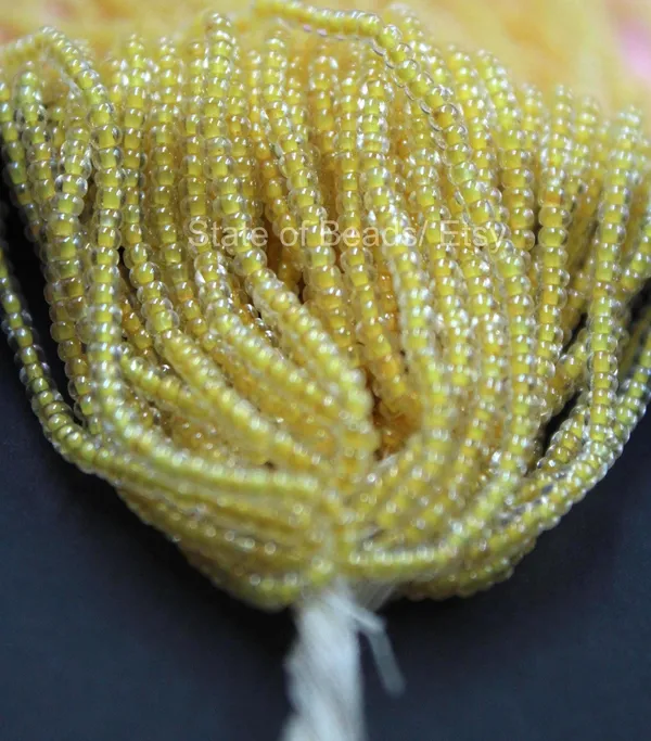 Yellow_Transparent_Glass_Seed_Beads_|_2mm_|_1_Bunch