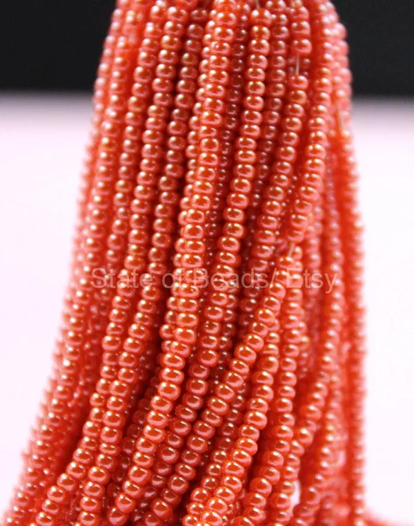Orange_Opaque_Glass_Seed_Beads_|_2mm_|_1_Bunch