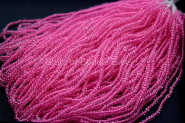 Pink_Colour_Lined_Glass_Seed_Beads_|_2mm_|_1_Bunch