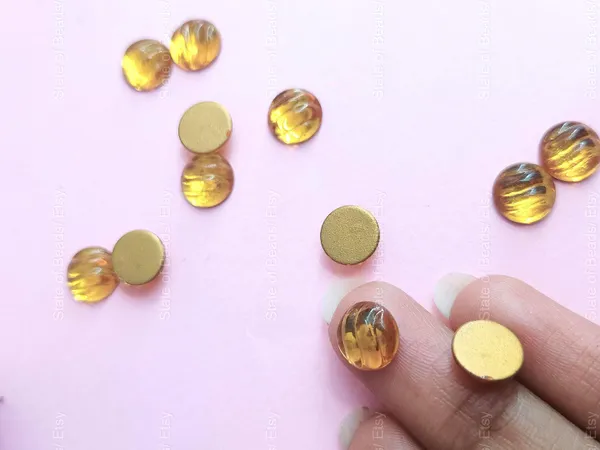 Genuine_Swarovski_Purple_Flatback_Crystal_Rhinestones_|_8mm_|_12_Pcs_|_Sticking_Purpose