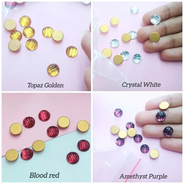 Genuine_Swarovski_Purple_Flatback_Crystal_Rhinestones_|_8mm_|_12_Pcs_|_Sticking_Purpose