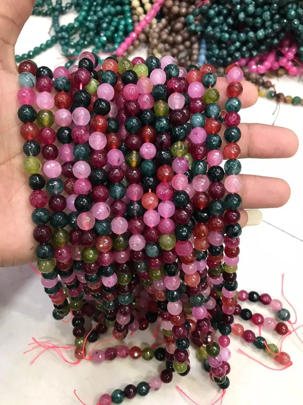 Multi_Colour_Onyx_Agate_Round_Beads_|_8mm_|_Pack_of_3_strands_(15_Inches_Length)