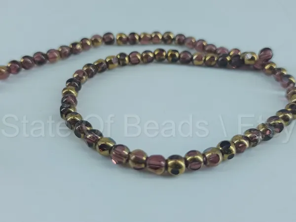 Brown_Half-Gold_Glass_Beads_|_4mm_|_10_strands_x_xx_beads_each_(Total_xx_beads)