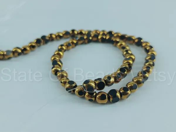Brown_Half-Gold_Glass_Beads_|_4mm_|_10_strands_x_xx_beads_each_(Total_xx_beads)