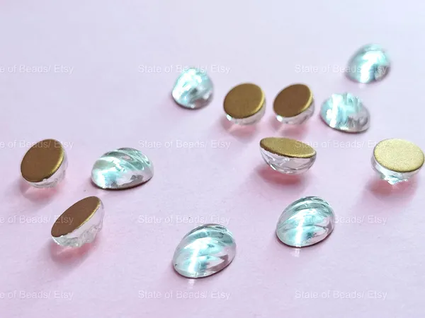Genuine_Swarovski_Silver_Flatback_Crystal_Rhinestones_|_8mm_|_8_Pcs_|_Sticking_Purpose