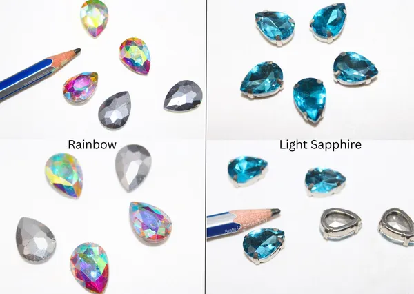 Multi_Colour_Teardrop_Rhinestone_Stones_|_13-18mm_|_Pack_of_36_|_Sticking_Purpose