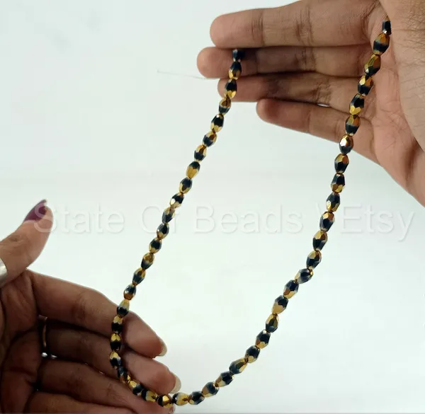 Green_Half-Gold_Glass_Beads_|_5mm_|_10_strands_x_50_beads_each_(Total_250_beads)