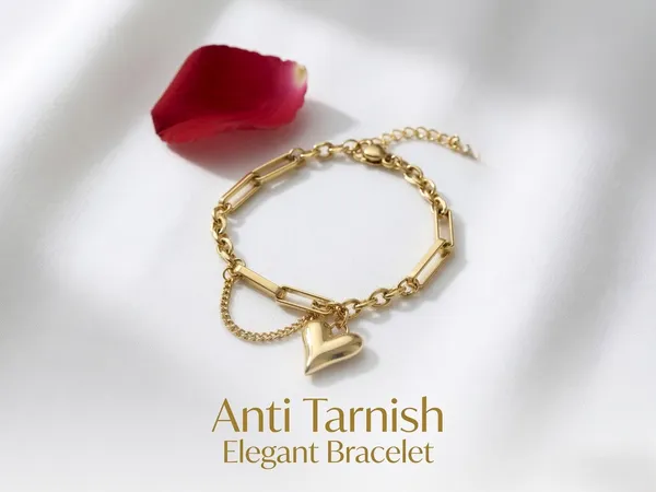 Tied_With_Your_Heart_|_Heart_Charm_Gold_Plated_Bracelet_|_1_Piece