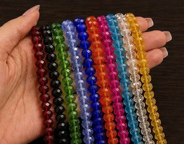 Multi_Colour_Faceted_Rondelle_Glass_Beads_|_8mm_|_10_strands_x_60_beads_(Total_600_beads)