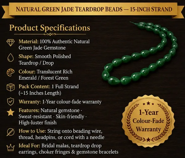 Green_Jade_Teardrop_Beads_|_4x6mm_/_6x8mm_/_8x10mm_|_1_strand_(length_15_inches)