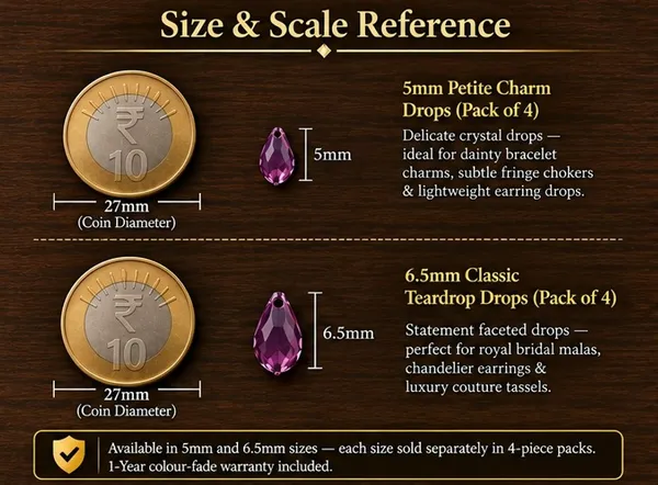 Genuine_Swarovski_Purple_Teardrop_Charm_Beads_|_6.5mm_|_4_Pcs