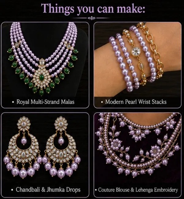 Lavender_Lustre_Pearl_Beads_|_4,6,8mm_|_3_Lines_(16_inches)