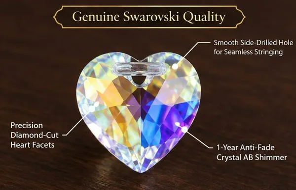 Genuine_Swarovski_Crystal_AB_Heart_Bead_|_8mm_|_Side_Drilled_|_1_Piece