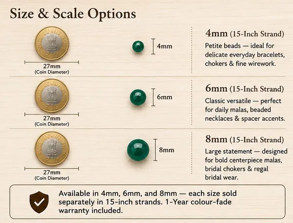 Emerald_Quartz_Healing_Beads_|_8mm_|_1_Strand_(15_Inches)
