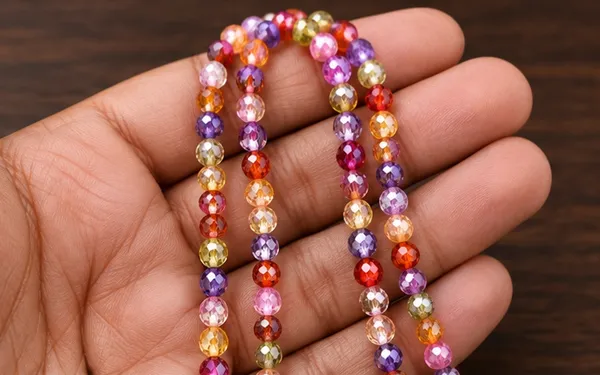 Multi_Colour_Cubic_Zirconia_Glass_Ball_Beads_|_3mm_|_1_strand_x_xx_beads_(Total_xx_beads)