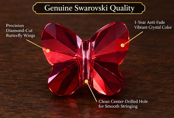 Genuine_Swarovski_Multi_Colour_Butterfly_Crystal_Beads_|_8mm_|_Pack_of_6