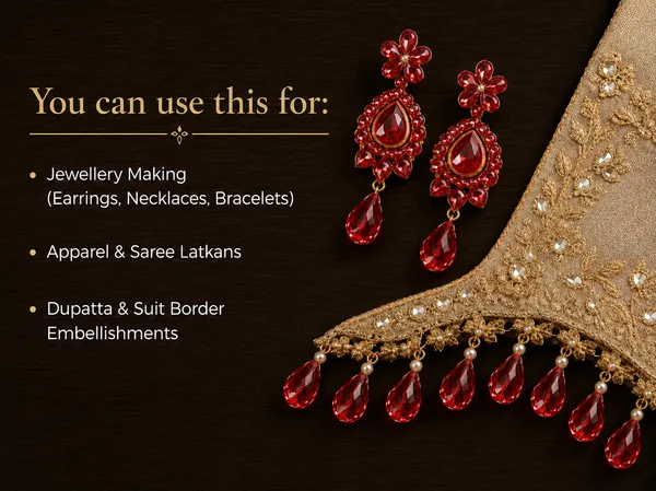 Red_Drop_Glass_Teardrop_Beads_|_8x11mm_|_3_strands_x_45+_beads_each_(Total_135+_beads)