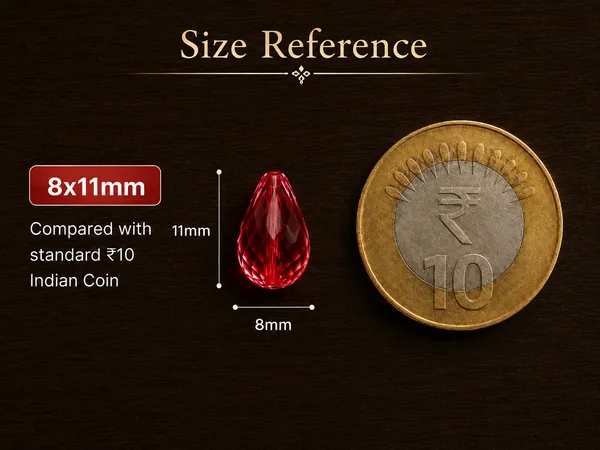 Red_Drop_Glass_Teardrop_Beads_|_8x11mm_|_3_strands_x_45+_beads_each_(Total_135+_beads)