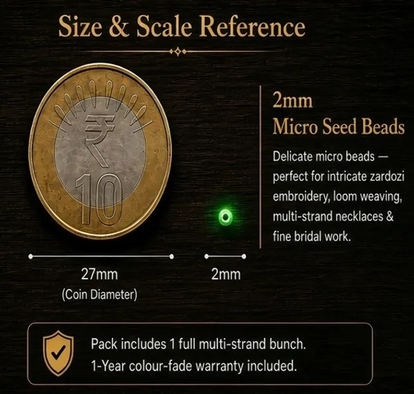 Green_Lustre_Glass_Seed_Beads_|_2mm_|_1_Bunch