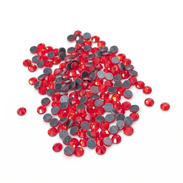 Light_Red_Glass_Crystal_Flatback_Rhinestones_|_4mm_|_Sticking_|_100_Pcs