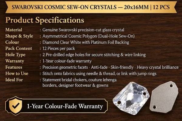 Genuine_Swarovski_Cosmic_Sew-On_Crystals_|_20x16mm_|_Pack_of_12