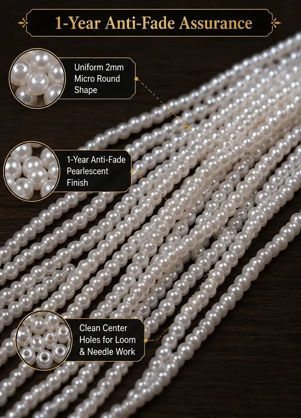 White_Glass_Seed_Beads_|_2mm_|_1_Bunch