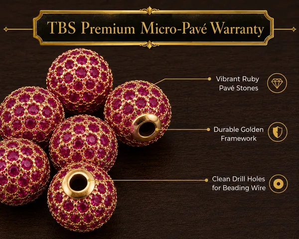 Ruby_And_Golden_Cubic_Zirconia_Ball_Beads_|_4/6/8/10mm_|_10_Pcs