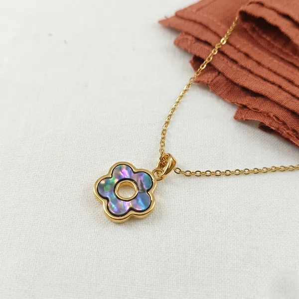 Bloomed_Anyway_|_18K_Gold_Plated_Abalone_Flower_Pendant_Necklace__|_1_Piece