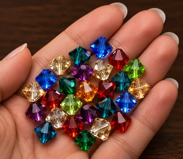 Genuine_Swarovski_Multicolour_Bicone_Crystal_Beads_|_6mm_|_36_Pcs