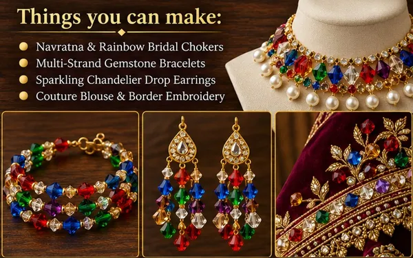 Genuine_Swarovski_Multicolour_Bicone_Crystal_Beads_|_6mm_|_36_Pcs