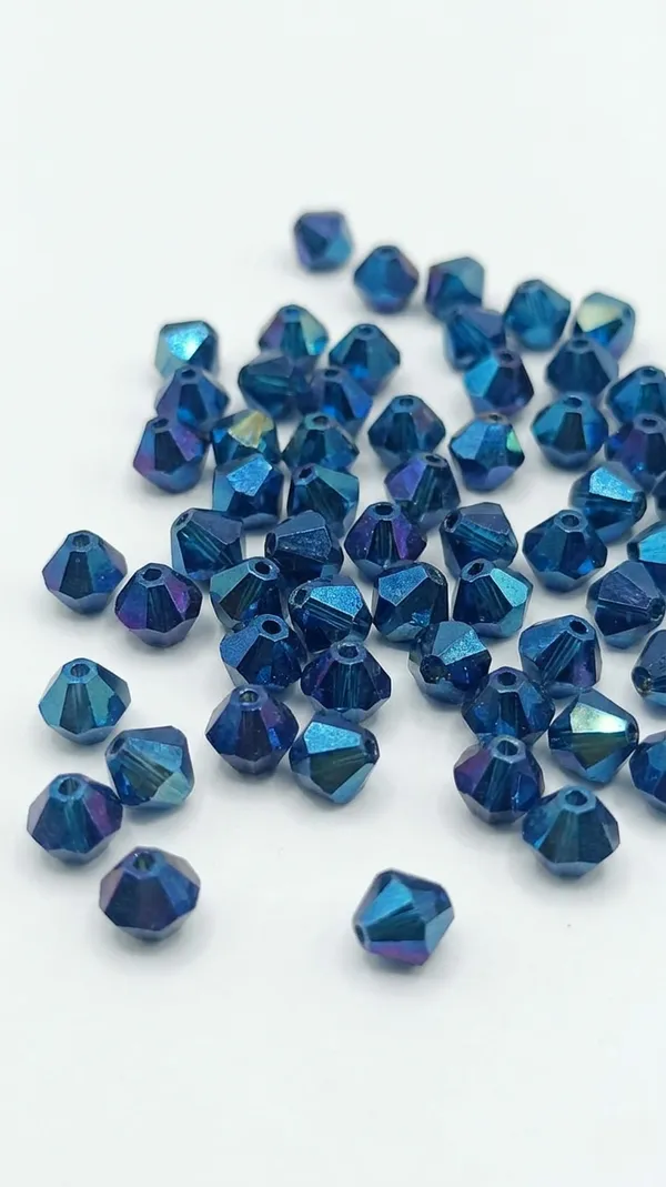 Genuine_Swarovski_Metallic_Blue_Bicone_Crystal_Beads_|_4mm_|_36_Pcs