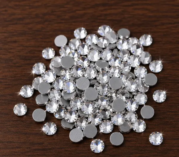 Clear_Glass_Crystal_Flatback_Rhinestones_|_4mm_|_Sticking_|_100_Pcs