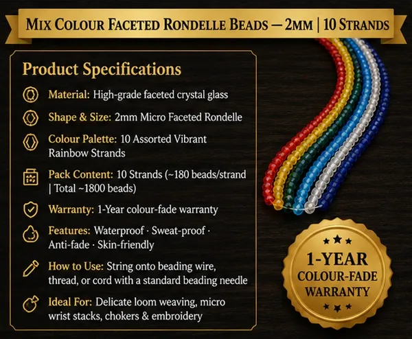 Mix_Colours_Faceted_Rondelle_Glass_Beads_|_2mm_|_~1800_beads
