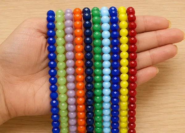 Multi_Colour_Faceted_Rondelle_Glass_Beads_|_8mm_|_10_strands_x_60_beads_(Total_600_beads)