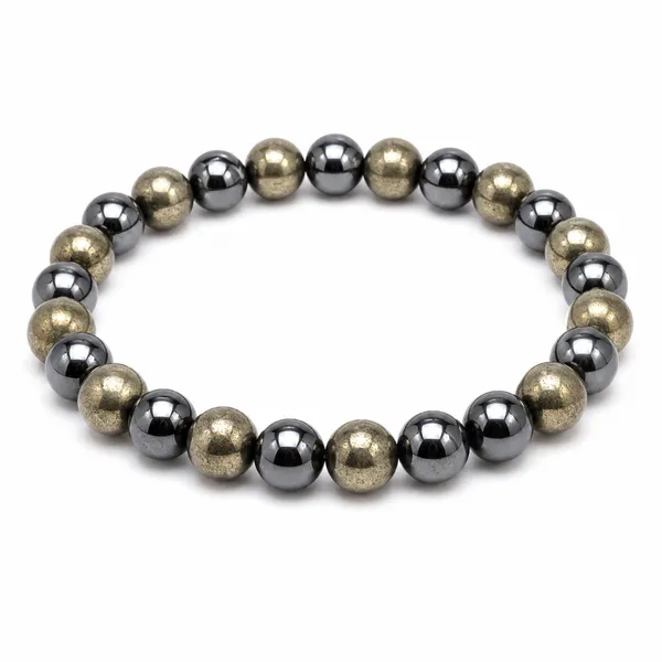 Natural_Pyrite_&_Hematite_Gemstone_Bracelet