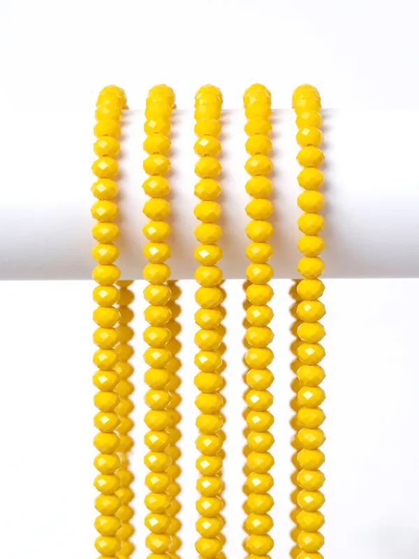 Yellow_Faceted_Rondelle_Glass_Beads_|_6mm_|_5_Lines_(Total_400+_Beads)