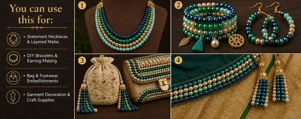 Mix_Colour_Smooth_Idly_Shaped_Glass_Beads_|_4x6mm_|_5_pieces