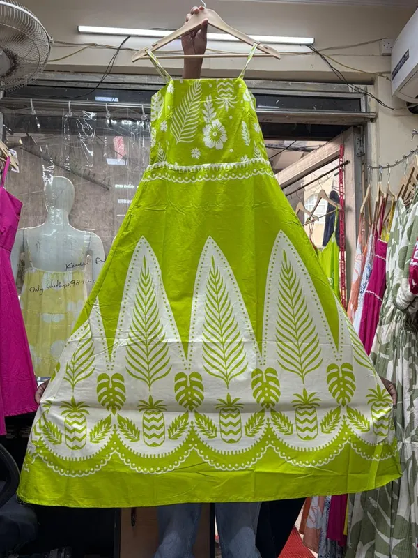 Lime_Green_Embroidered_Midi_Dress_With_Floral_Motifs