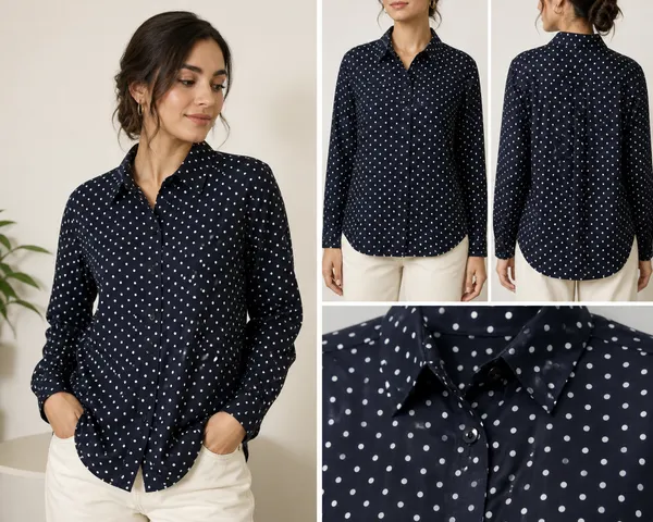 Women_Navy_Blue_Polka_Dot_Full_Sleeve_Shirt