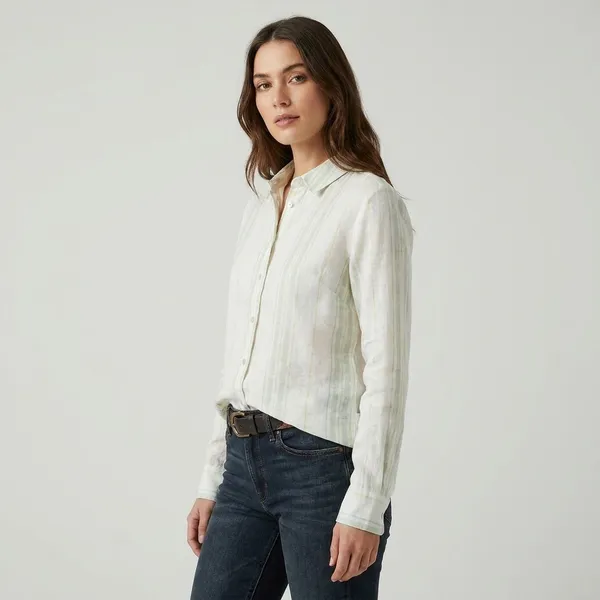 White_Checkered_Full_Sleeve_Casual_Shirt