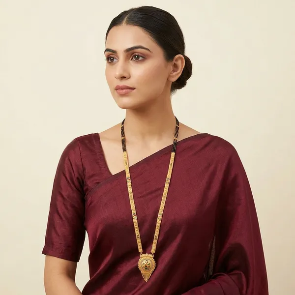 Traditional_Gold-Toned_Mangalsutra_with_Black_Beaded_Chain