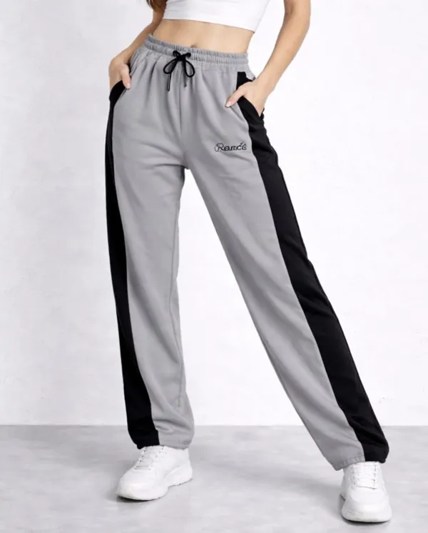 Womens_Grey_Color_Block_Track_Pants_With_Black_Side_Stripe_Detail