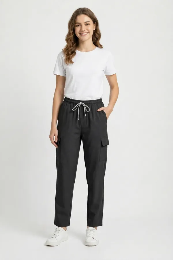 Womens_Black_Cargo_Pants_With_Drawstring_Waist_And_Side_Pockets
