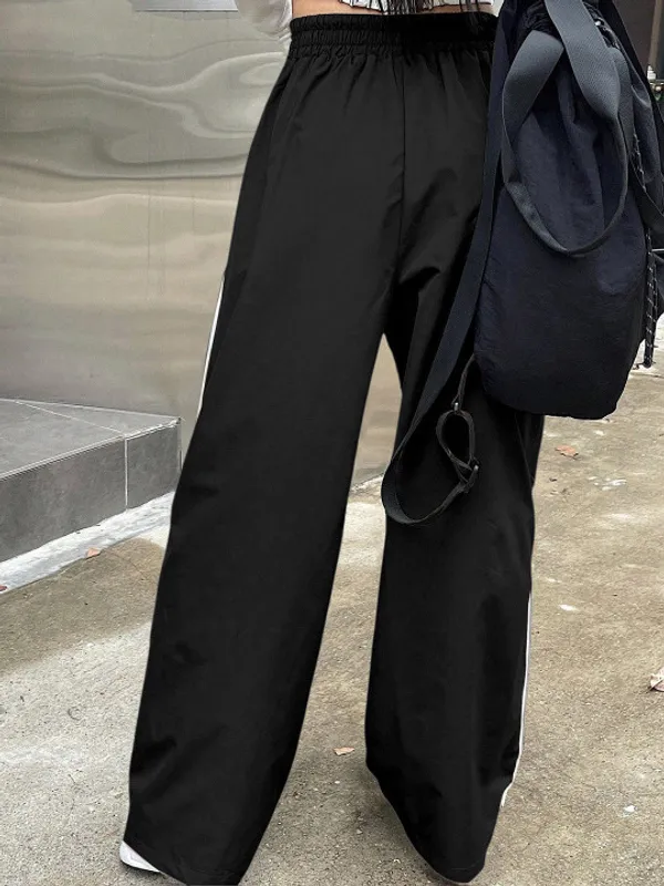 Womens_Black_Wide_Leg_Track_Pants_With_White_Side_Stripes