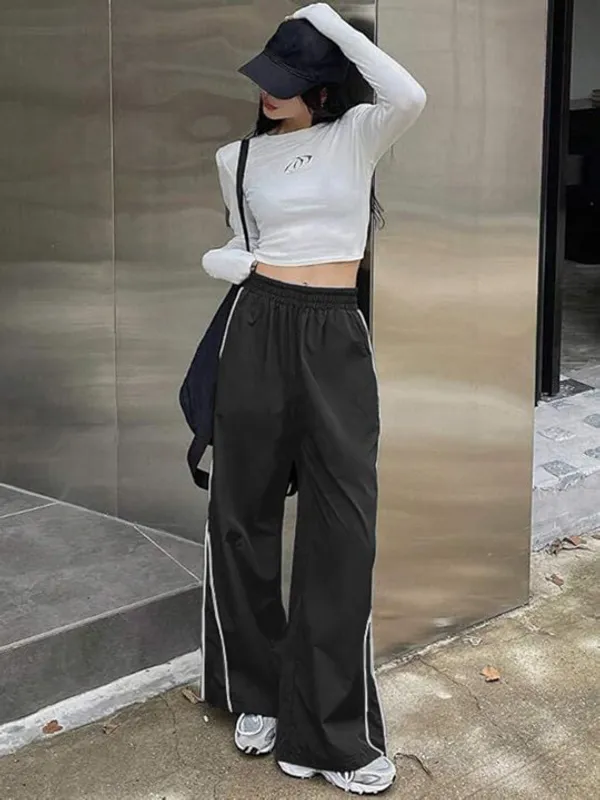 Womens_Black_Wide_Leg_Track_Pants_With_White_Side_Stripes