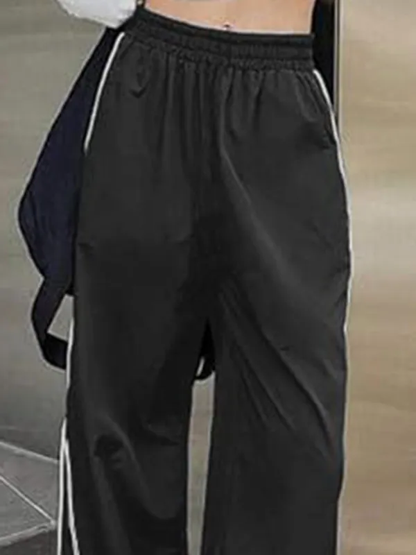Womens_Black_Wide_Leg_Track_Pants_With_White_Side_Stripes