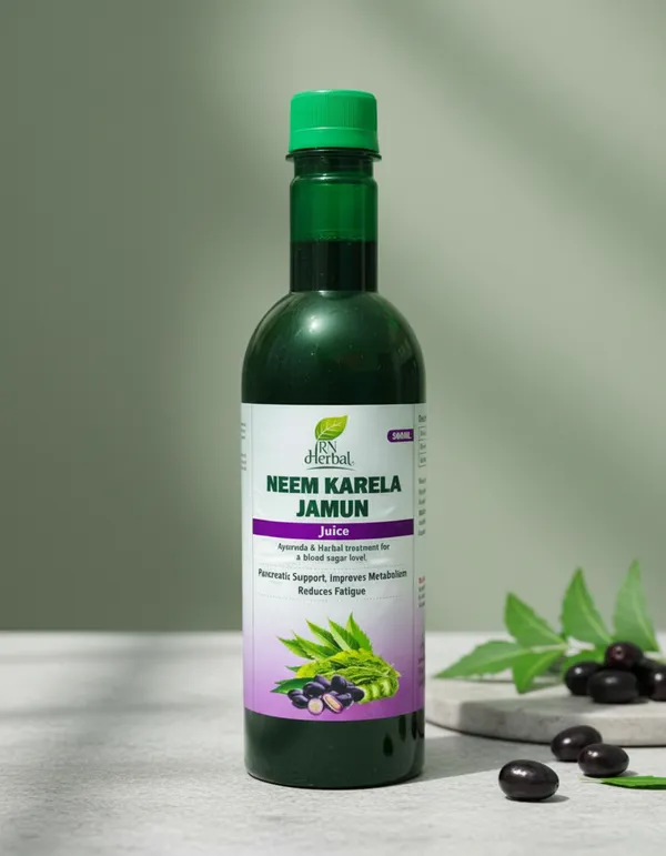Neem_Karela_Jamun_Blood_Sugar_Support_Juice_500Ml_&_Madhu_Blood_Sugar_Support_Herbal_Powder_200G_(Combo_of_2)