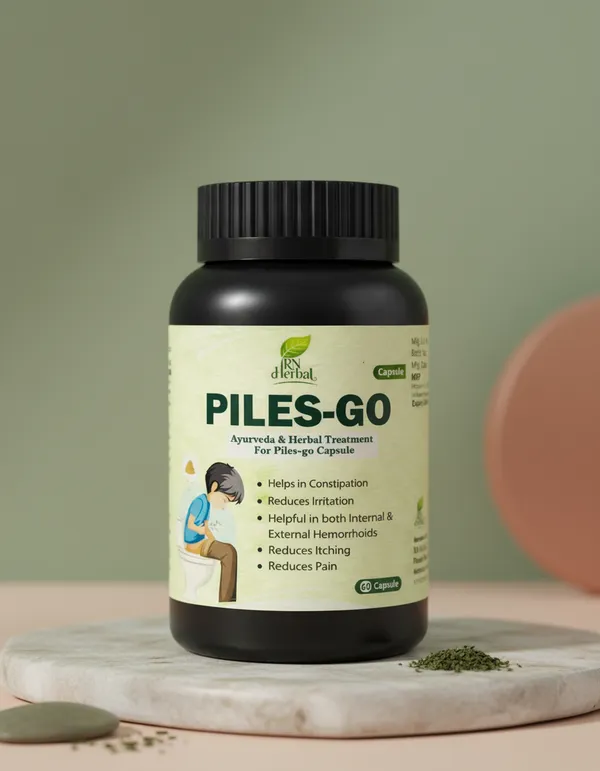 Piles_Go_Hemorrhoid_Relief_Capsules_60_Caps_&_Piles_Go_Ayurvedic_Hemorrhoid_Relief_Oil_60Ml_(Combo_of_2)