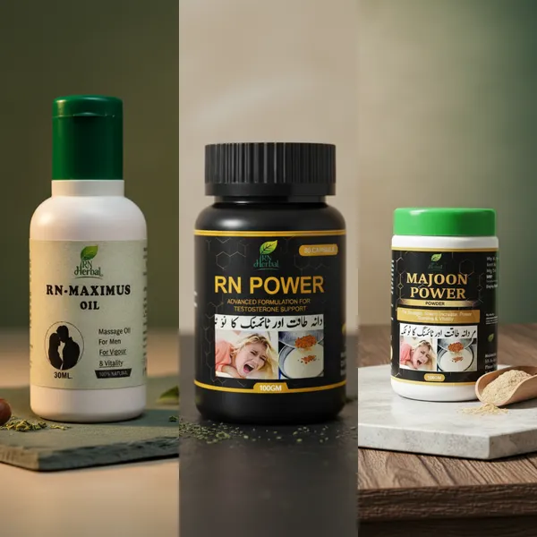 Power_Testosterone_&_Stamina_Capsules_30_Caps_&_Maximus_Male_Vitality_Herbal_Massage_Oil_30Ml_&_Majoon_Energy_&_Strength_Support_Powder_(Combo_of_3)
