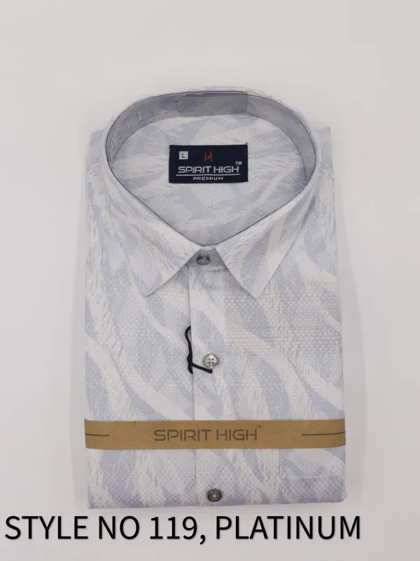 White_And_Blue_Cotton_Blend_Formal_Shirt_For_Men